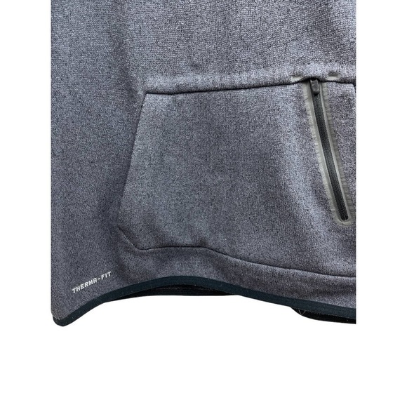 Nike Women's Grey Hoodie w/ Kangaroo Pocket and Thumbholes Large - Picture 2 of 5
